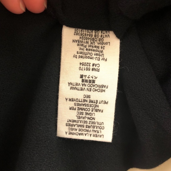 Free People Black Boho Top NWT - Picture 13 of 15